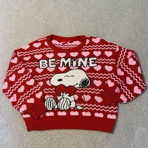 Snoopy Valentines Sweater